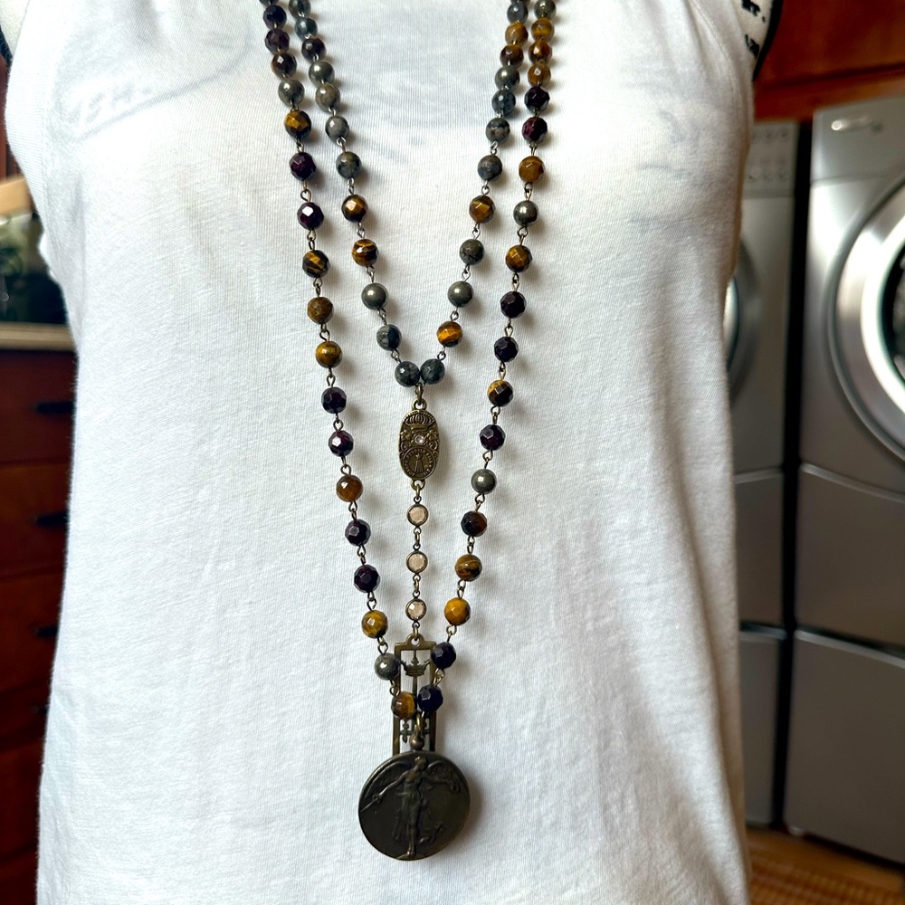 French Kande Necklaces!  The perfect pairing!!